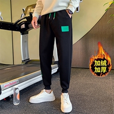 社会精神小伙加绒加厚卫裤运动休闲裤子DS-B249-KK93-P58-加绒P68，男装休闲裤，星座215（原电商B249）