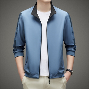 BAMJ-2501钱塘2020-2秋季新款百搭中年男士商务休闲夹克P79图片