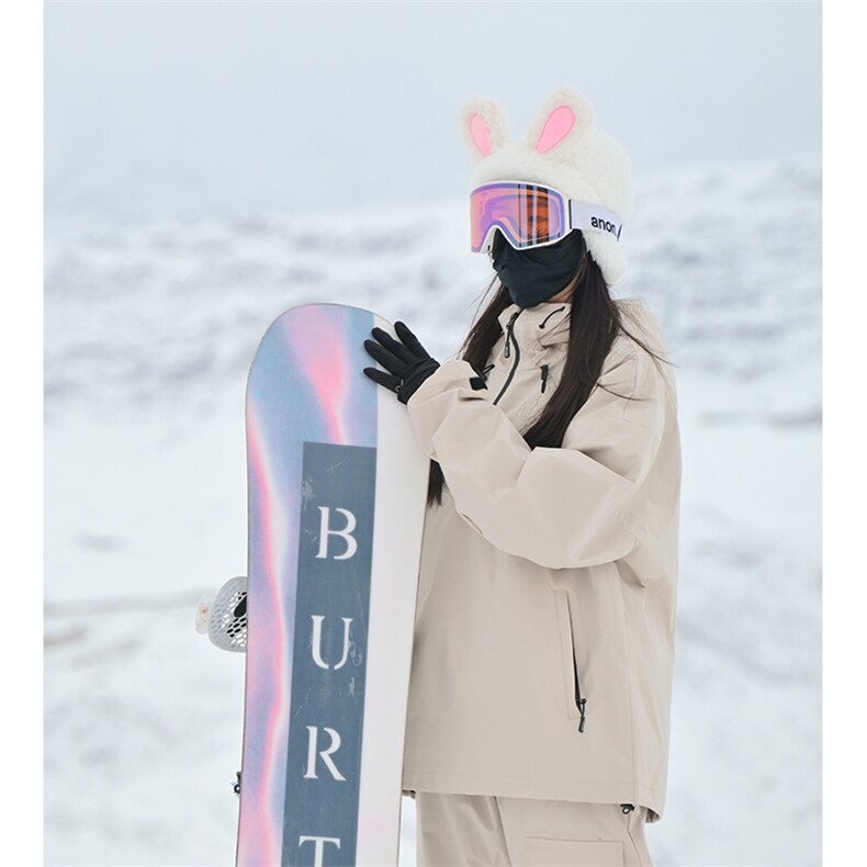 春季潮流穿搭防水滑雪服套装中性风俩件套登山服外套TZ033-P220图片