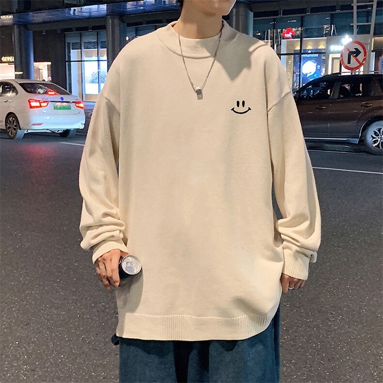 M18204-P45加绒款-P65半高领毛衣男士大码针织衫男毛线衣男,男装针织衫/毛衣,电商A040