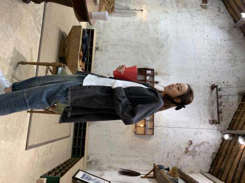 春季新品牛仔衬衫，女装衬衫，怪怪树