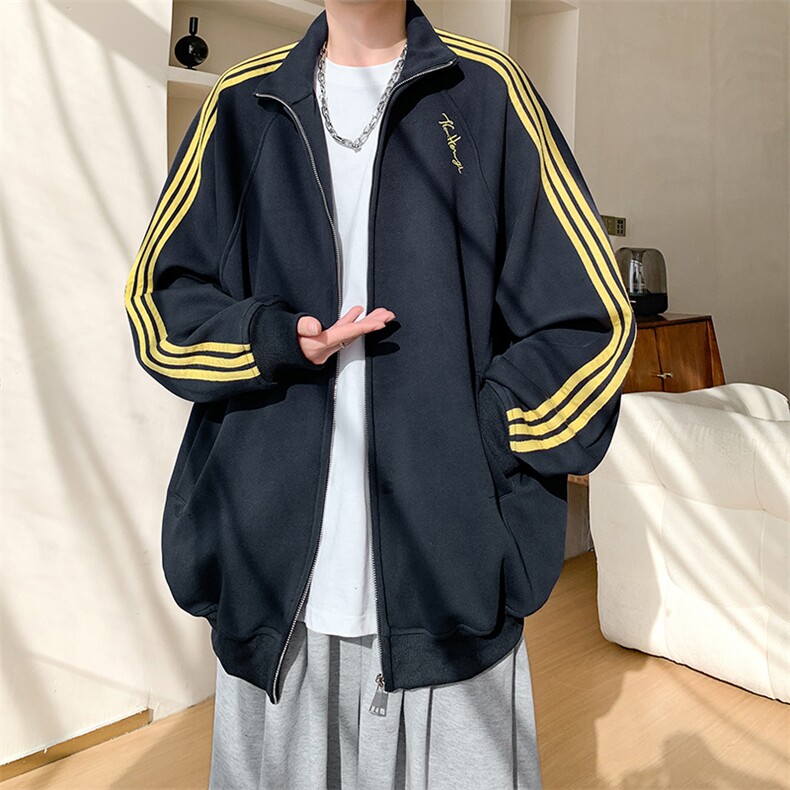 卫衣开衫男女立领外套春秋新款宽松百搭上衣XZ102B-1W2571P65,女装短外套,星座102B-1