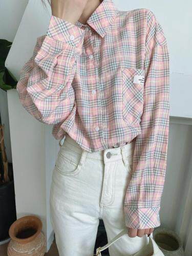 现货春款玛卡龙色系衬衫，女装衬衫，NIY