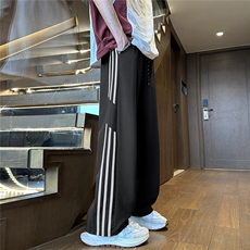 YK127特P32控59品质保障秋装冰丝垂坠感侧边织带男女休闲裤，男装休闲裤，电商A249