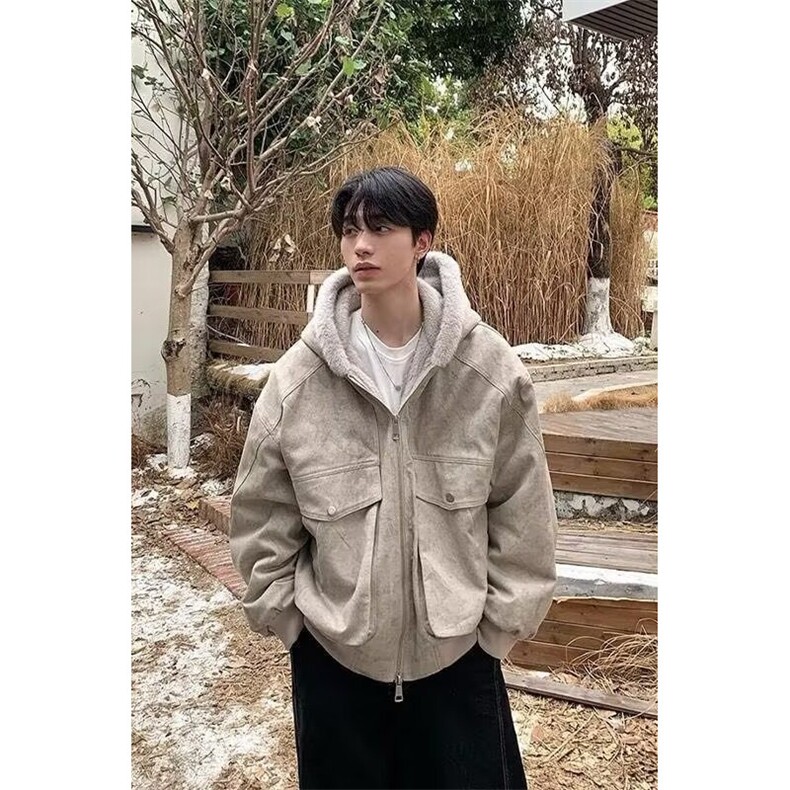 网络图现货美式cleanfit时尚飞行员短款重磅棒球服棉衣JM02-P98,男装棉衣,星座715-7