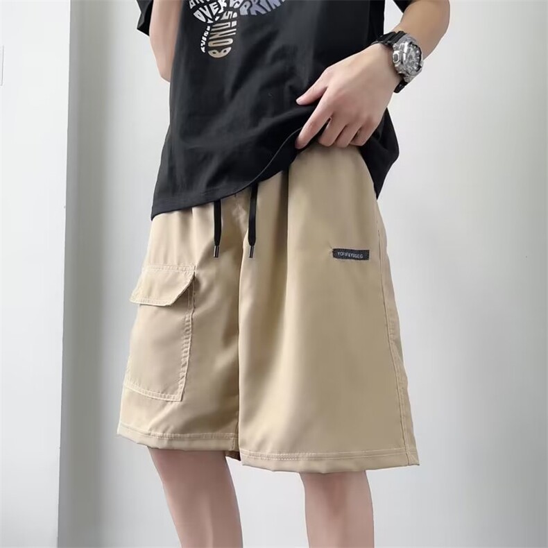 夏季短裤男韩版潮流缉明细透气五分裤宽松百搭裤子K1028-P30,男装休闲裤,星座1109-3