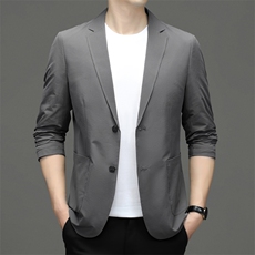M888-102钱塘2020-2新款中年男士西服商务休闲百搭薄款外套P170，男装西服，钱塘207-2