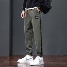 22年抖音秋季新款直筒休闲束脚仿牛仔裤男百搭长裤子潮K663，男装休闲裤，星座815-2