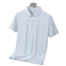 轻奢polo衫男短袖翻领T恤夏季商务休闲冰丝新款纯色PL12359-P28，男装Polo衫，星座610（原A335）