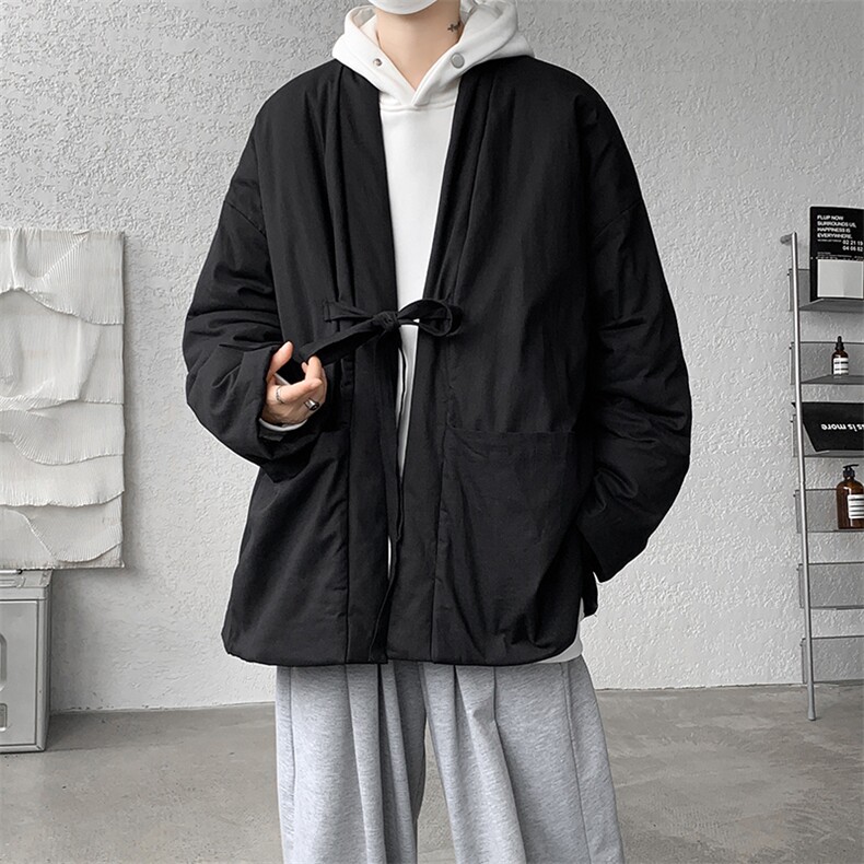 8XL-M新中式夹棉加厚棉衣冬棉麻复古禅意棉服棉袄MY1703P98控128,男装棉衣,电商D206-1