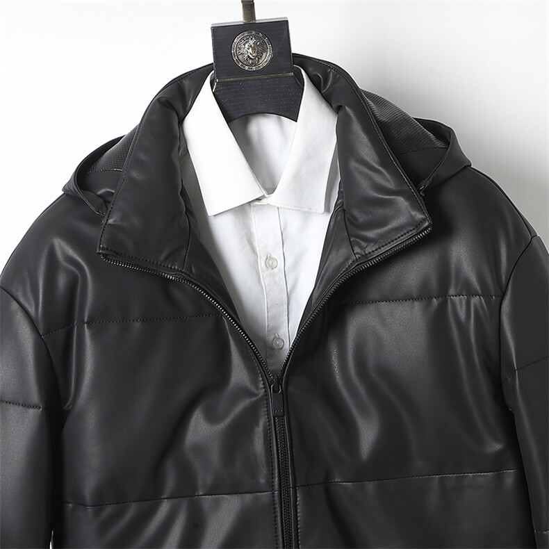 ZC2106新款真皮羽绒服男绵羊皮鹅绒皮夹克加厚外套韩版皮衣P520,男装夹克,电商B360A（原721A）
