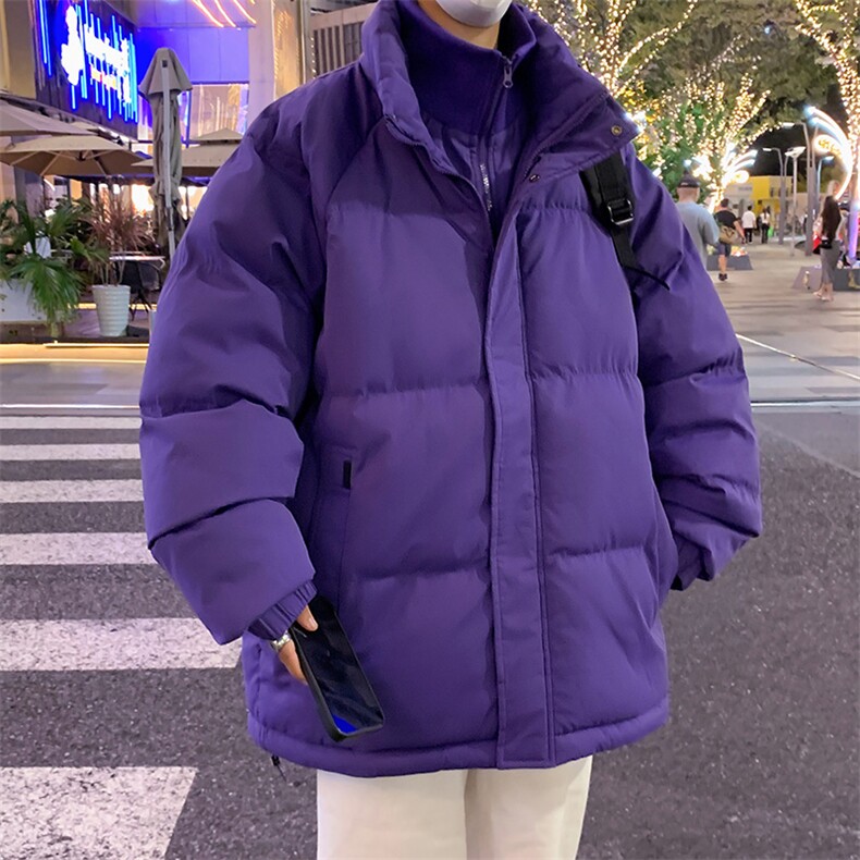 特批85多巴胺色系多配色棉服假两件加厚棉衣外套M8862P-85,男装棉衣,电商A128