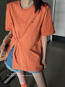 现货 小众设计师款垫肩T 糖果色,其它,蜜思印·金