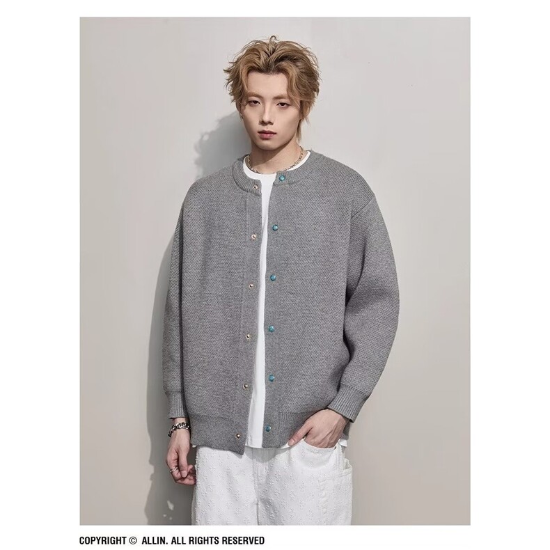 M170-P63儿童装男童开衫毛衣春秋款2025新款秋季中大童针织衫,男装针织衫/毛衣,电商B323A
