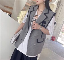 马甲，女装马夹，线象