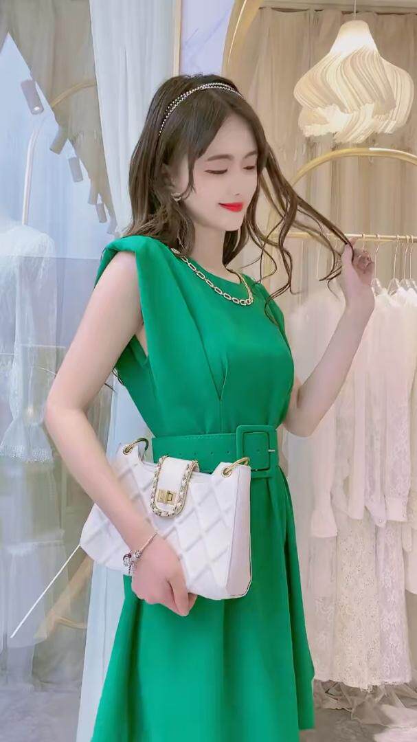 2022夏季连衣裙美，女装连衣裙，贻思茗