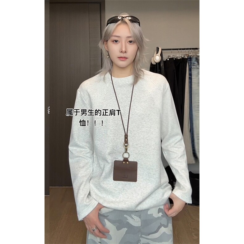 下单10W件270g华棉大码长袖T恤男T50981特P15T50981J加绒特P22,男装T恤,电商A001-1
