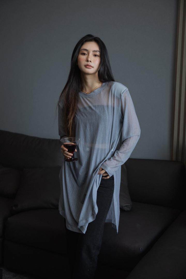 时尚垫肩薄纱防晒，其它，是爱 SHI AN