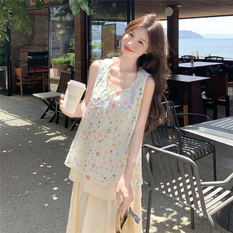 夏装大量现货！刺绣花朵度假两件套2C133-8937P135K188,女装套装/套裙,2C133