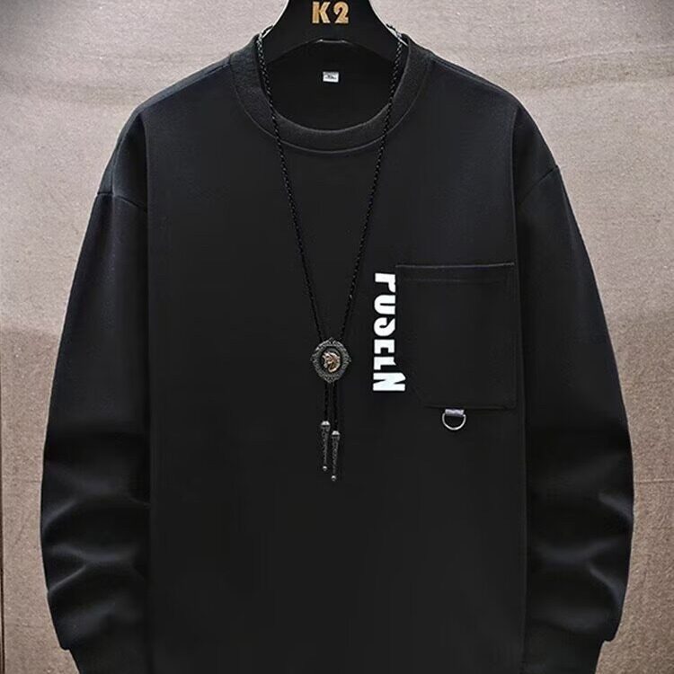 大码假两件卫衣外套男春秋季新款长袖t恤宽松休闲胖子加肥加大8xl，男装T恤，星座1210-1