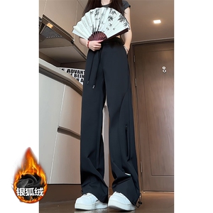 薄款改加绒特批P42无差价冬加厚防泼水中性宽松冲锋裤K1407J加绒图片