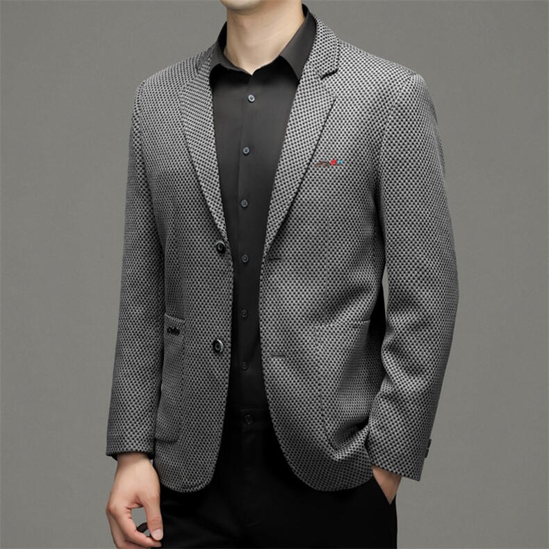 男装西服中年男士西装商务正装宽松休闲时尚百搭男外套JZ306-P155,男装西服,星座1105-3