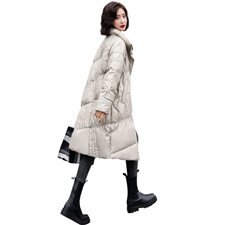 2020冬季新款休闲宽松韩版中长款羽绒服保暖舒适羽绒外套，女装羽绒服，铭街依杨