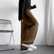 男春季休闲时尚潮流魔术贴直筒西裤D00013，男装西裤，星座1116-2