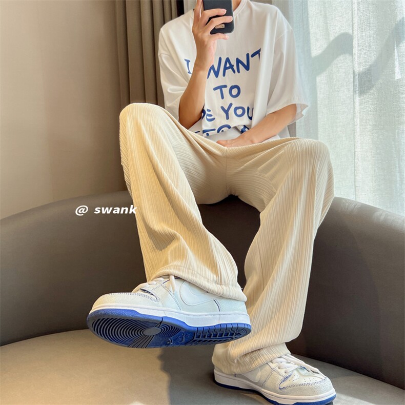 春夏新款冰丝卫裤男裤百搭长裤子K840*P45控68,男装休闲裤,星座227-2