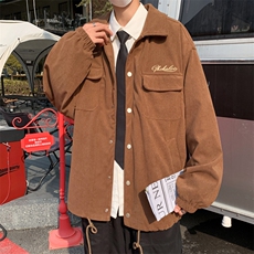美式复古vintage外套男休闲潮牌工装灯芯绒夹克上衣服JK021-P48，男装夹克，星座308B-1