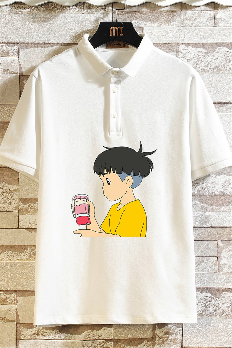 PL57200-P35翻领短袖polo衫男大码胖子半袖t恤男有领保罗衫砖墙,男装Polo衫,电商A040A