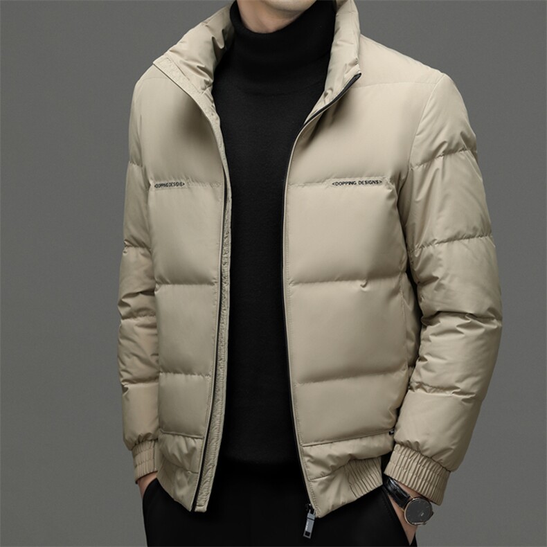 羽绒服男冬季2023年新款加厚保暖中年爸爸冬装上衣男士休闲外套图片
