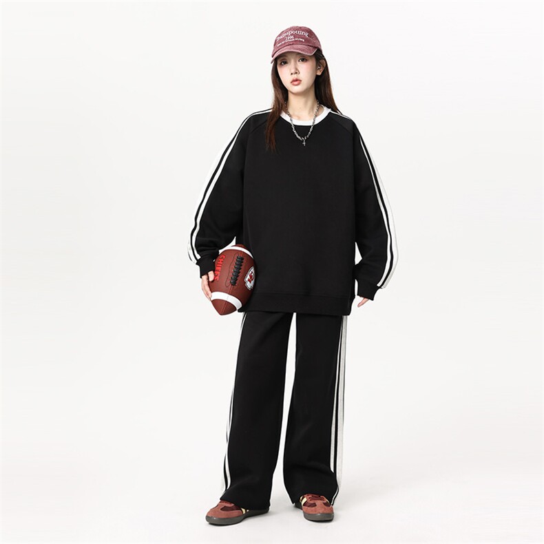 311B-1-9253-P53控108秋季新款休闲卫衣运动情侣套装，男装休闲套装，星座311B-1