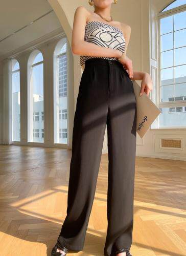 【新款】高腰直筒西装裤，女装休闲裤，LION&CAT(2F)