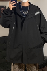 JK9083/P65春装新款夹克男防水防水冲锋衣外套潮学生大码上衣，男装夹克，电商A141