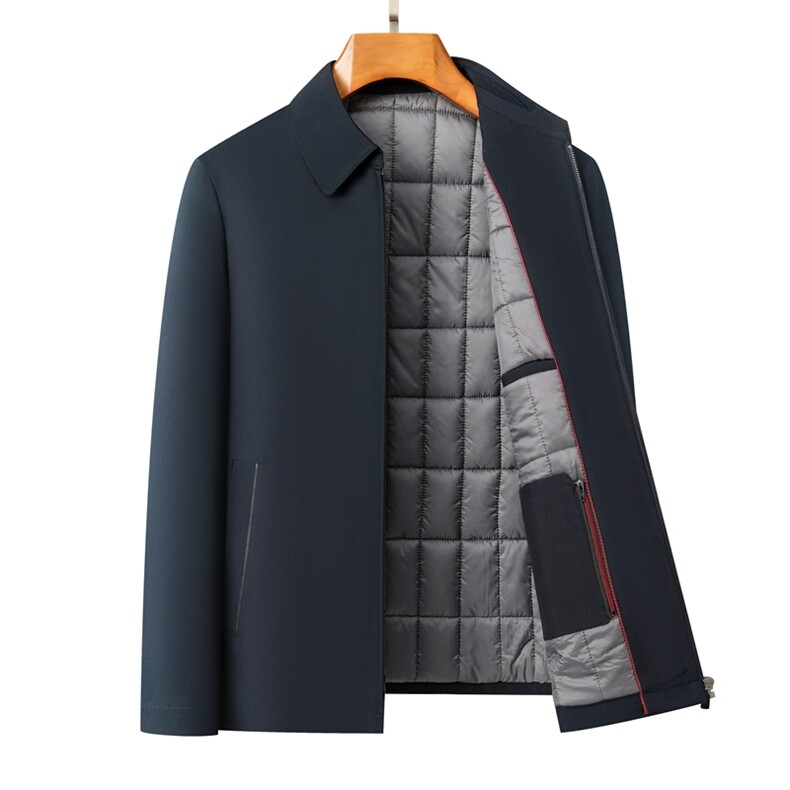 冬季棉衣中老年行政夹克翻领高品质棉服男士商务休闲外套M113-P92,男装夹克,星座310B-3
