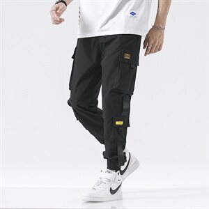 518 夏季日系 无影墙大码高品质工装休闲裤男潮流图片