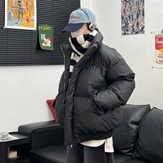 复古短款pu皮棉服冬季棉衣防寒面包服外套MY258直播，男装棉衣，星座1904A