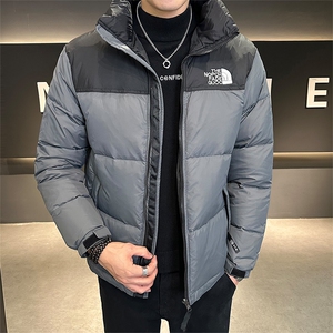 2025冬季新款男士轻薄立领潮牌潮流保暖拼接羽绒服YR8087-P175图片