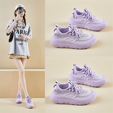 飞织鞋2025夏季新款学生运动鞋网面透气健身跑步休闲鞋，女鞋休闲鞋，电商A223