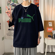 Q11227-P30春夏季七分袖t恤男大码五分袖男短袖中袖，男装T恤，电商A040