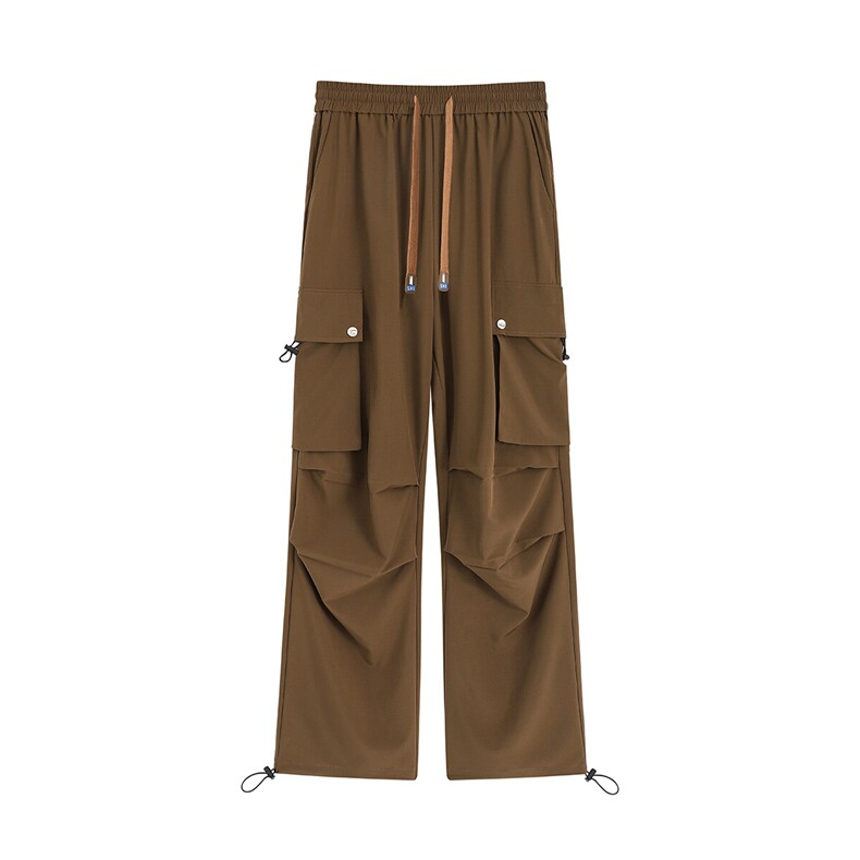 工装口袋褶皱冰丝休闲裤K101平铺92%聚酯纤维8%氨纶(S-2XL)TP28,男装休闲裤,电商A088