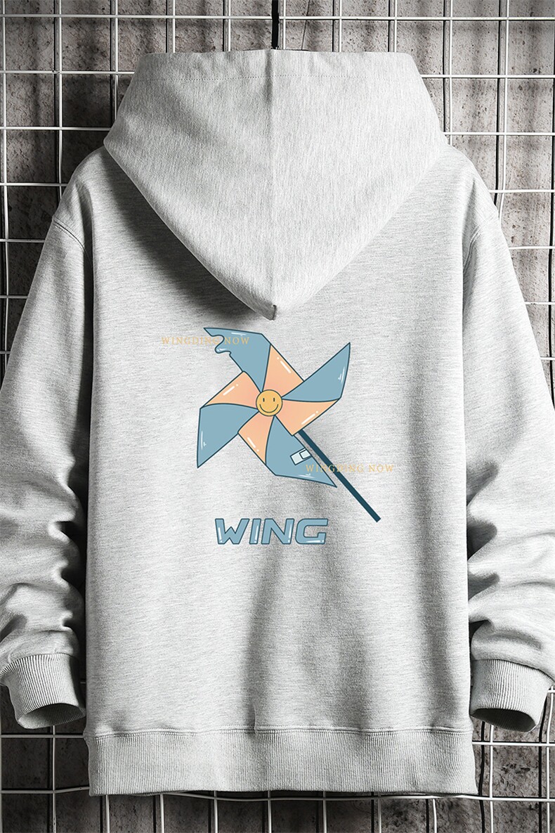 KS21112-P38连帽开衫卫衣男运动外套大码班服网格挂拍,男装卫衣,电商A040A