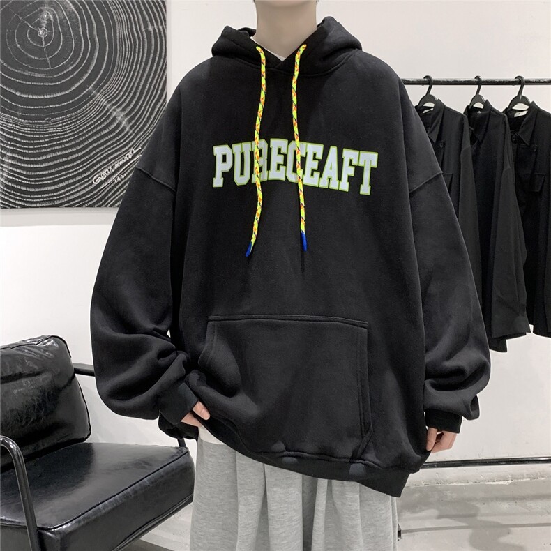 2024秋冬加绒加绒卫衣男连帽上衣 B213-6977-P58控68图片
