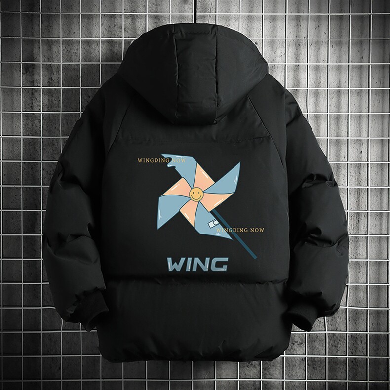 控128加绒面包服男大码羊羔毛衣男MY16112-P100图片