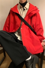 JK8002/P60秋装新款现货港风暖色调防水冲锋衣夹克男潮外套大码潮，男装夹克，电商A141