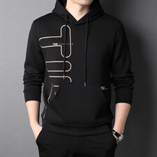 XL-TG9501男士2023年秋季新款长袖休闲连帽卫衣套头打底衫t恤P78,男装卫衣,电商B360