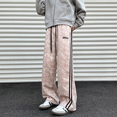 2025春季新款外景大码美式麂皮绒脏脏裤M-5XHK24762-P60，男装休闲裤，电商A022