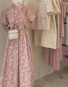 碎花连衣裙，女装连衣裙，EVE