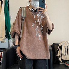 得物直播品质240重磅水洗xz605-dsx262-特批30控49，男装T恤，星座605(原A050)